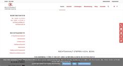 Desktop Screenshot of koch-rechtsanwalt.de