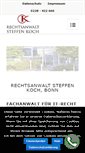 Mobile Screenshot of koch-rechtsanwalt.de
